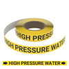 High Pressure Water (Yellow) - Pipe Marking Roll
