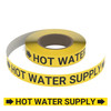 Hot Water Supply (Yellow) - Pipe Marking Roll Hot Water Supply (Yellow) - Pipe Marking Roll