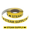 Steam Supply (Yellow) - Pipe Marking Roll Steam Supply (Yellow) - Pipe Marking Roll