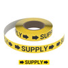 Supply (Yellow) - Pipe Marking Roll