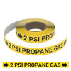 2 PSI Propane Gas - Pipe Marking Roll 2 PSI Propane Gas - Pipe Marking Roll