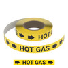 Hot Gas - Pipe Marking Roll Hot Gas - Pipe Marking Roll
