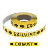 Exhaust (Yellow) - Pipe Marking Roll