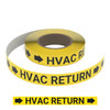 Hvac Return (Yellow) - Pipe Marking Roll