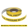 Medical Pressure Natural Gas - Pipe Marking Roll Medical Pressure Natural Gas - Pipe Marking Roll