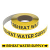 Reheat Water Supply - Pipe Marking Roll Reheat Water Supply - Pipe Marking Roll