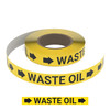 Waste Oil (Yellow) - Pipe Marking Roll Waste Oil (Yellow) - Pipe Marking Roll