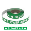 Blower Air (Green) - Pipe Marking Roll Blower Air (Green) - Pipe Marking Roll