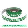 Dual Temperature Supply - Pipe Marking Roll