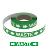 Waste (Green) - Pipe Marking Roll Waste (Green) - Pipe Marking Roll