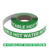 Potable Hot Water Return - Pipe Marking Roll