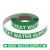 Heat Water Supply - Pipe Marking Roll