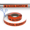 Glycol Supply (Orange) - Pipe Marking Roll
