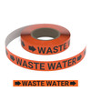 Waste Water (Orange) - Pipe Marking Roll