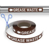 Grease Waste - Pipe Marking Roll