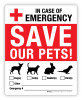 In Case of Emergency - Save Our Pets (# of Dogs/Cats/Rabbits/Birds/Other) - Label In Case of Emergency - Save Our Pets (# of Dogs/Cats/Rabbits/Birds/Other) - Label