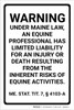Maine Equine ME - Wall Sign