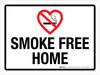 Smoke Free Home Landscape - Wall Sign