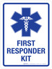 First Responder Kit Portrait - Wall Sign