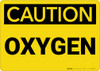 Caution: Oxygen - Wall Sign Caution: Oxygen - Wall Sign