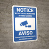 Notice: All Activities Bilingual Spanish - Wall Sign