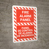 Fire Alarm Panel Bilingual Spanish - Wall Sign