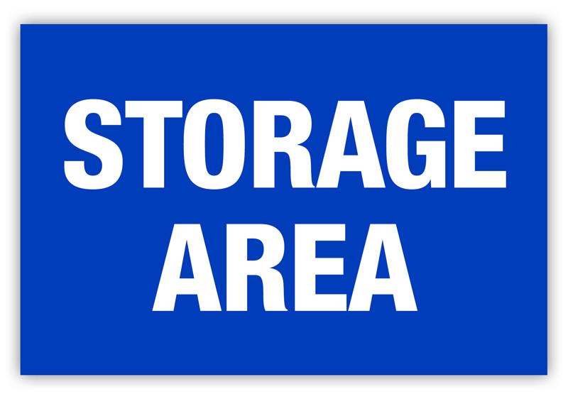 Storage Area Label