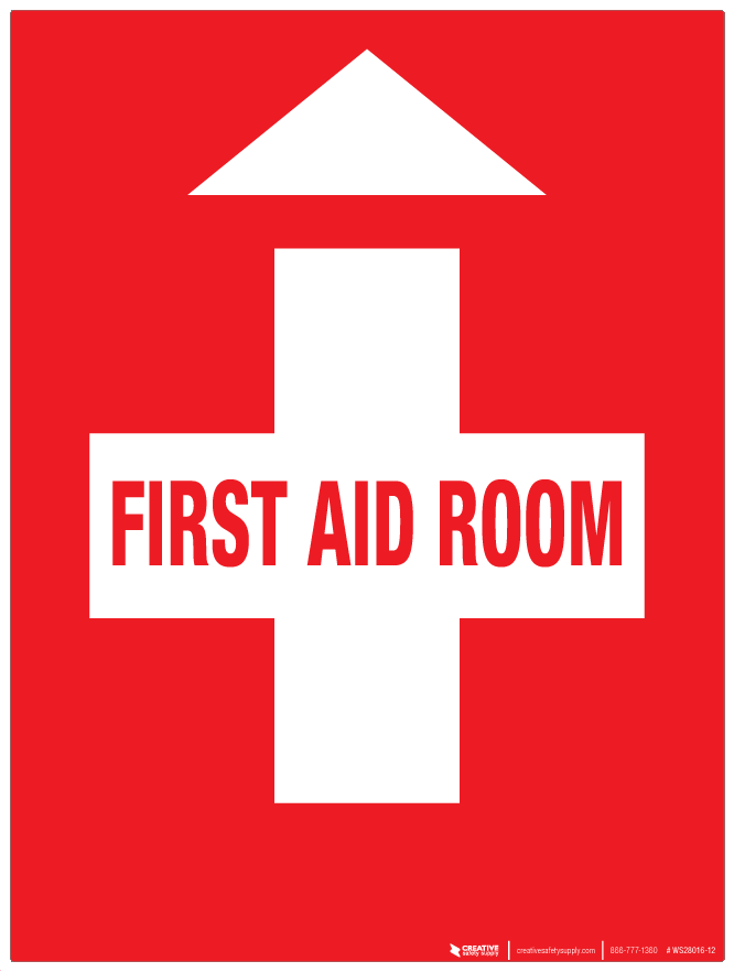 First Aid Room Wall Sign Creative Safety Supply