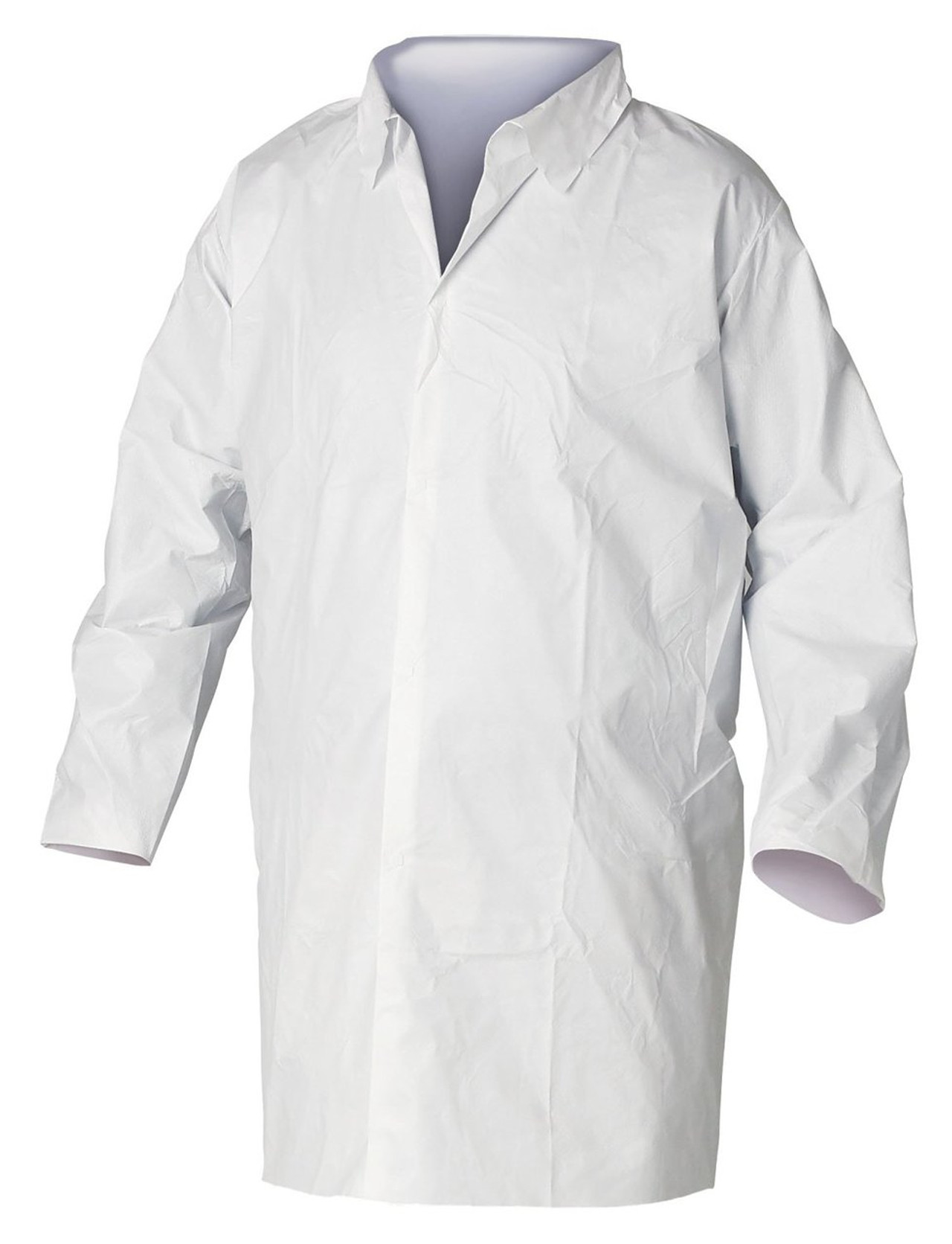 KleenGuard A10 Lab Coat - 4 Snap closure (case of 50)