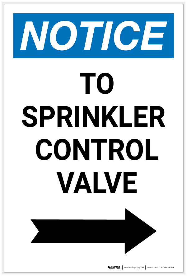 Valve Labels Creative Safety Supply