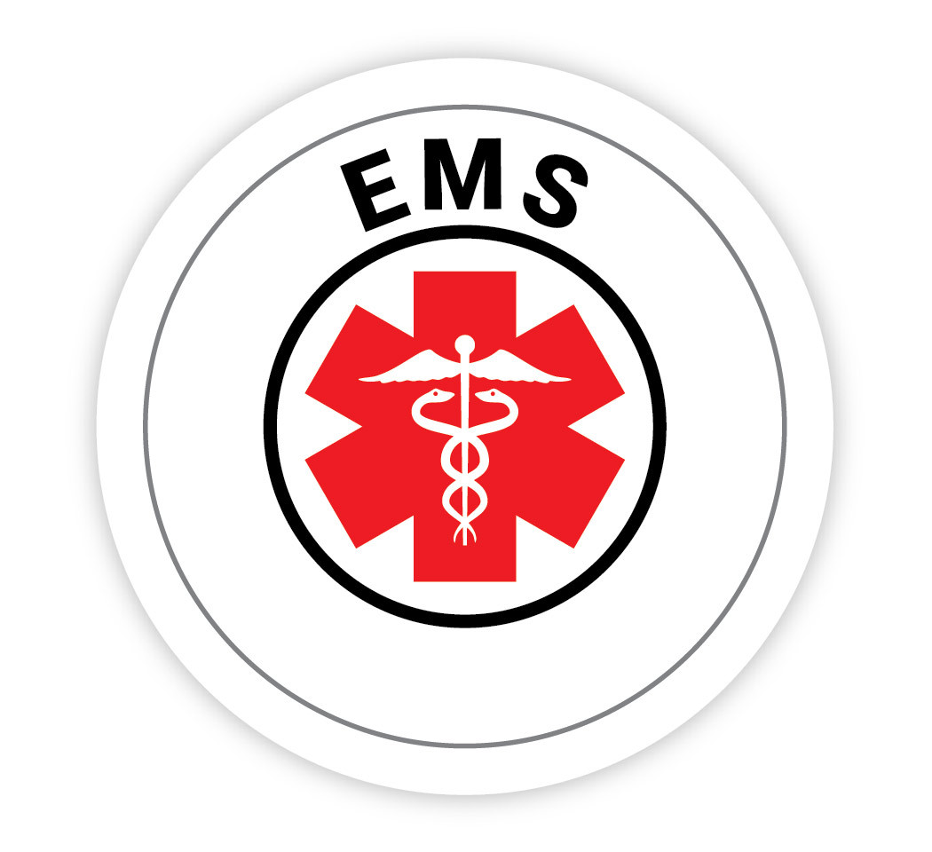 Emergency Management with Icon - Hard Hat Sticker | Creative Safety Supply