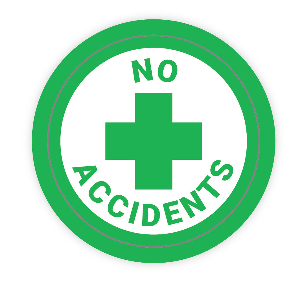 No Accidents - Hard Hat Sticker