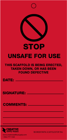 Scaffold: Stop Tags