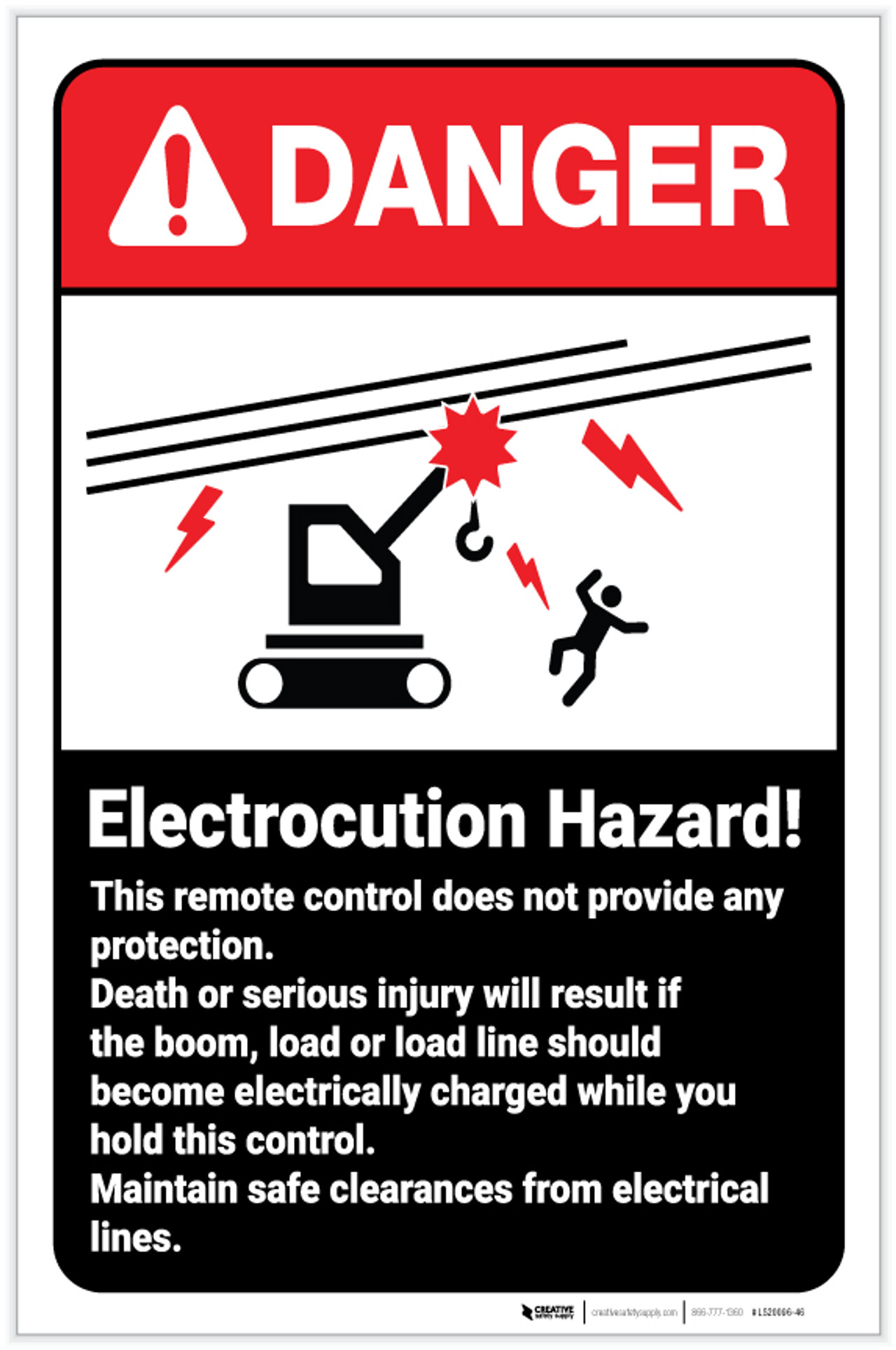 Danger Electrocution Hazard This Remote Control Does Not Provide