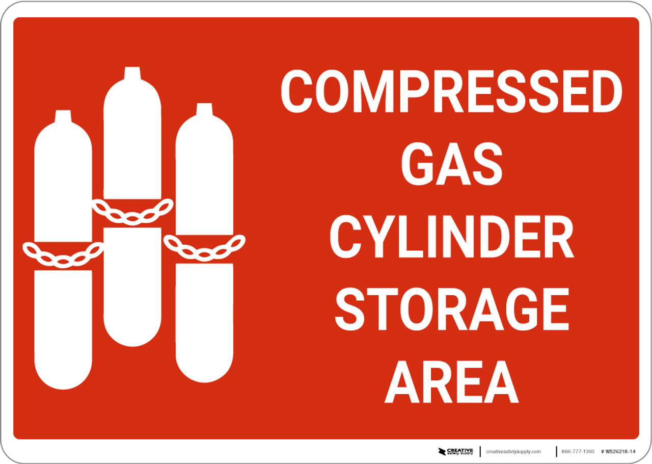 Compressed Gas Cylinder Signs