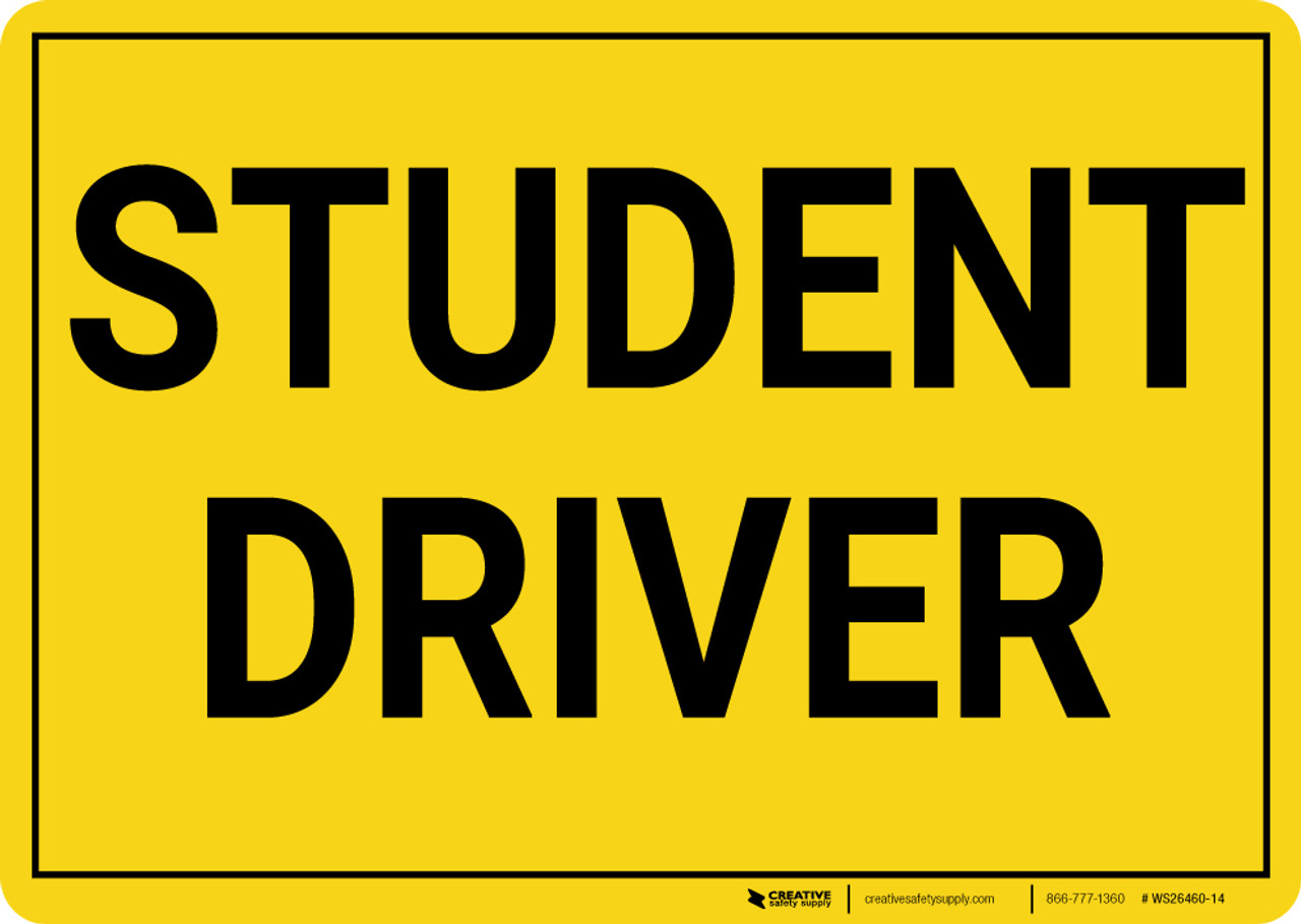 Student Driver Sign Printable Printable Word Searches Student Driver Sign Printable Printable Word Searches
