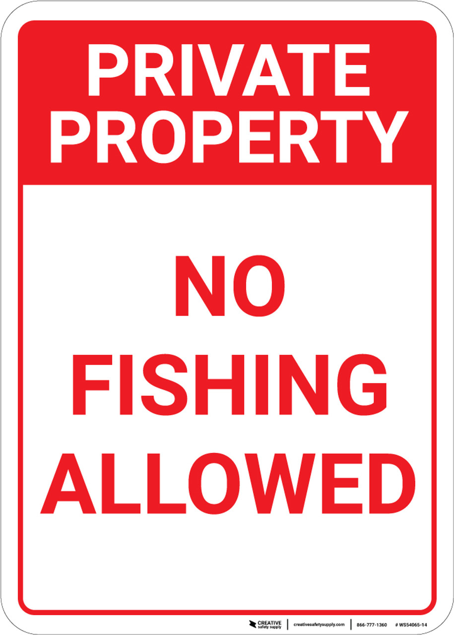 fishing allowed sign