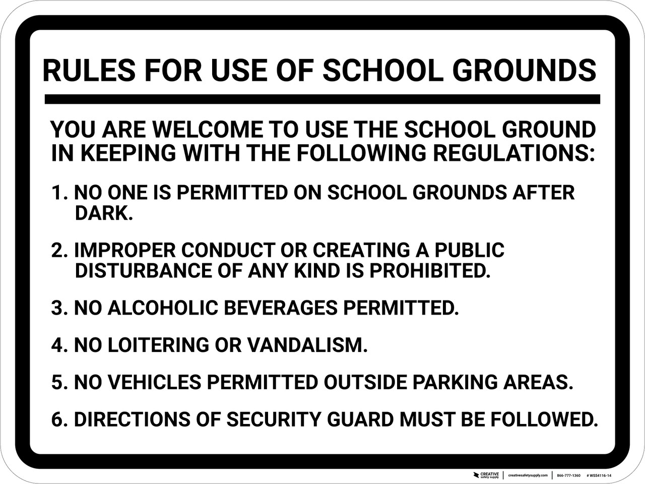 rules and regulations of school