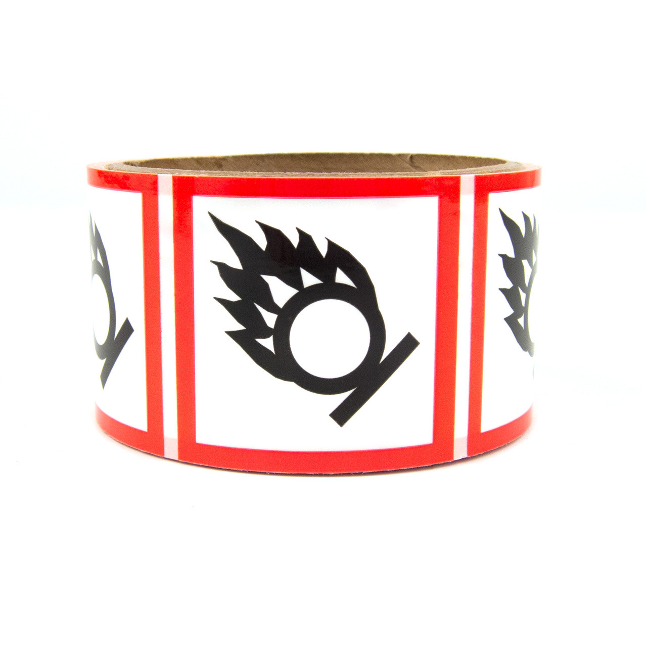 GHS Labels - Oxidizers - 2" x 2" - Roll of 100