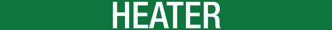 Heater Pipe Label