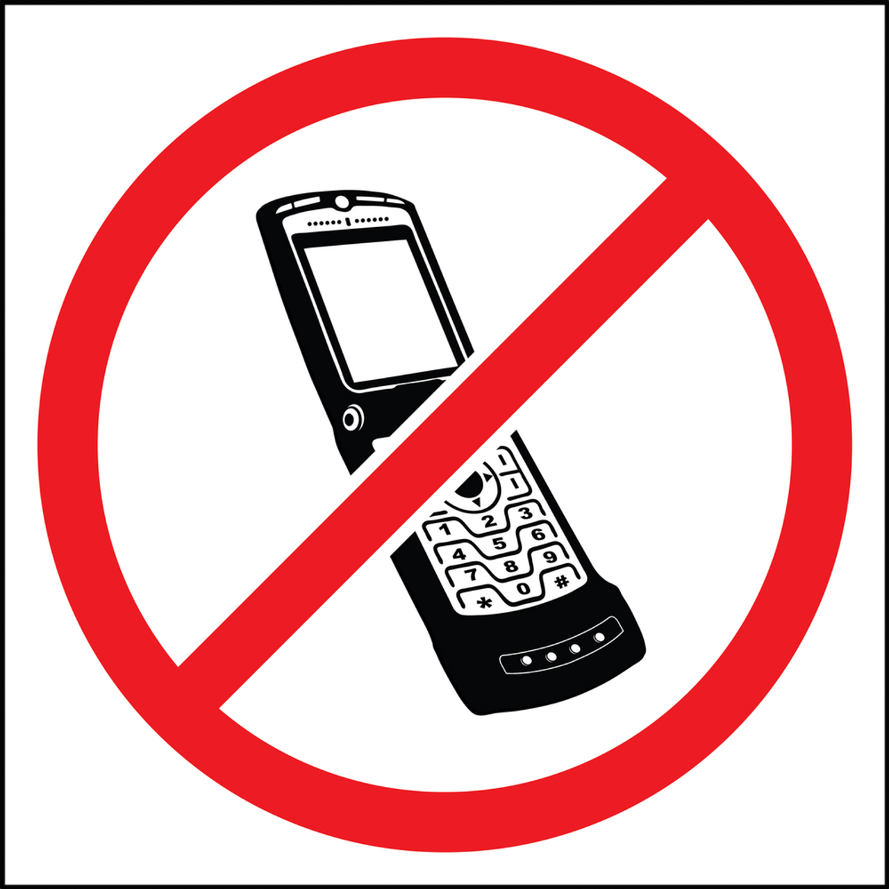 no cell phone icon
