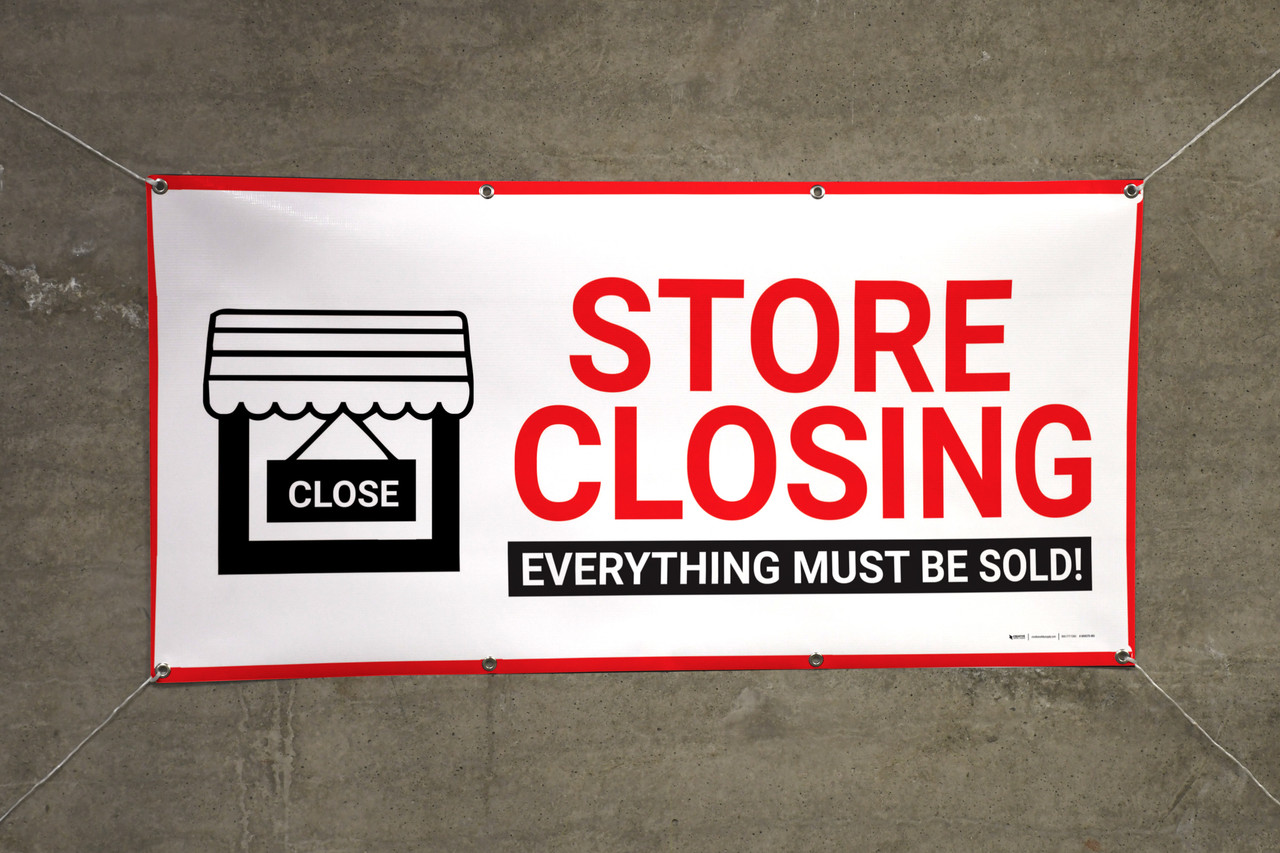 Store Closing Banner