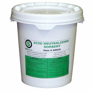 SpillTech Acid Neutralizing Sorbent, 5 Gal. Pail