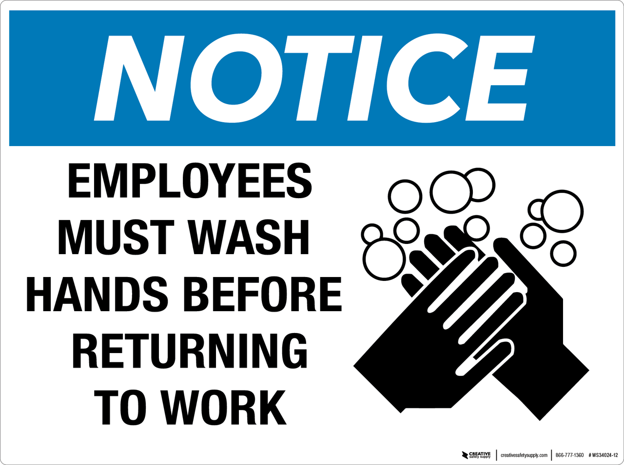 notice-employees-must-wash-hands-before-returning-to-work