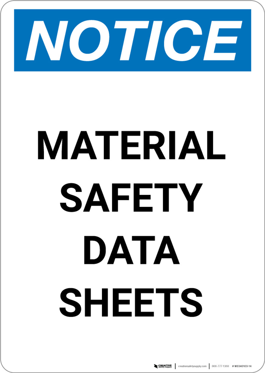 MSDS documents storage box, for your security.
