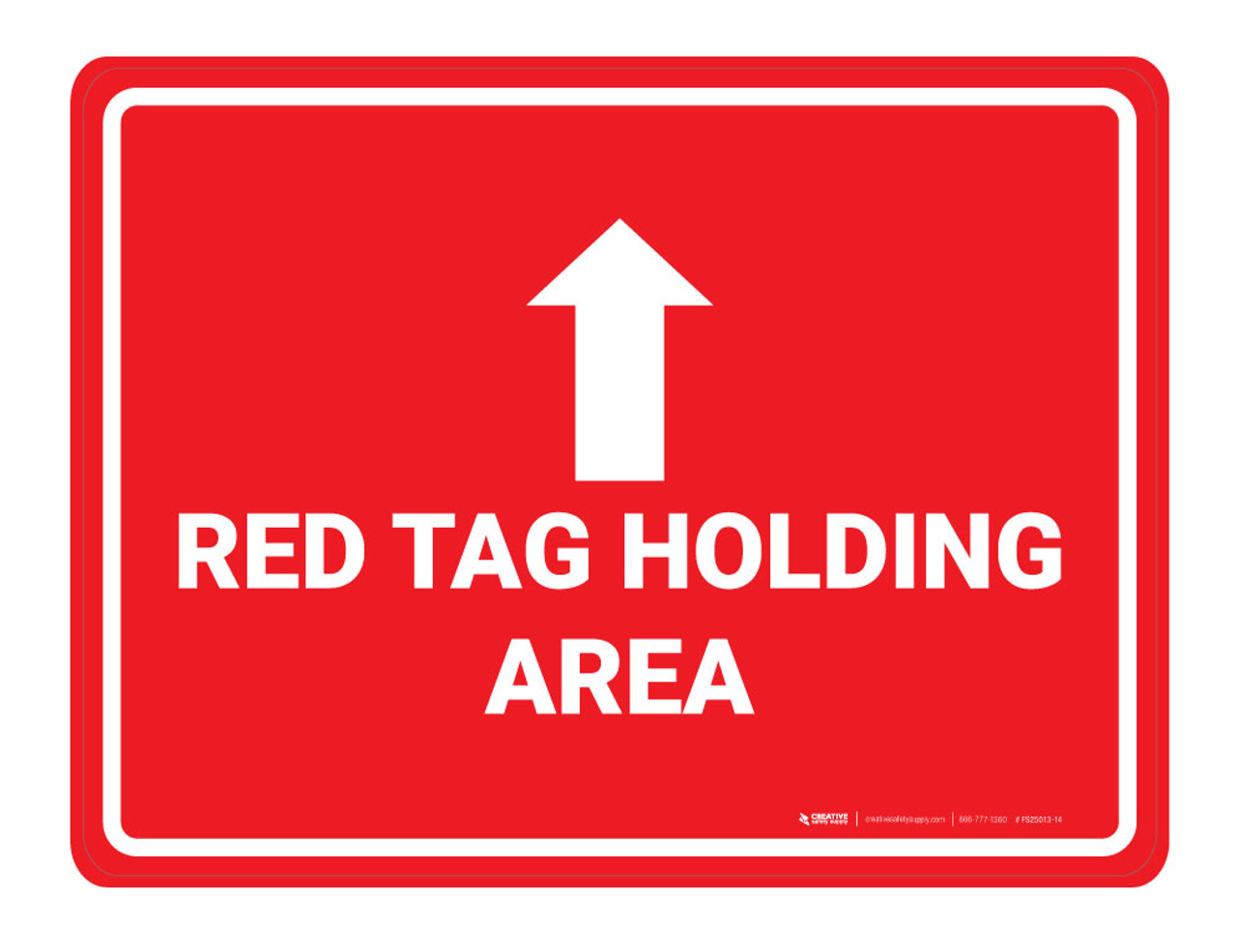5S Red Tag Signs  Creative Safety Supply
