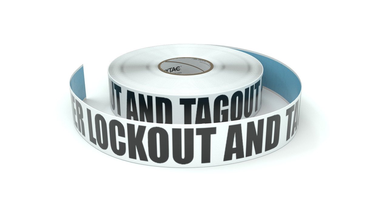 Remember Lockout and Tagout Procedures - Inline Printed Floor Marking Tape