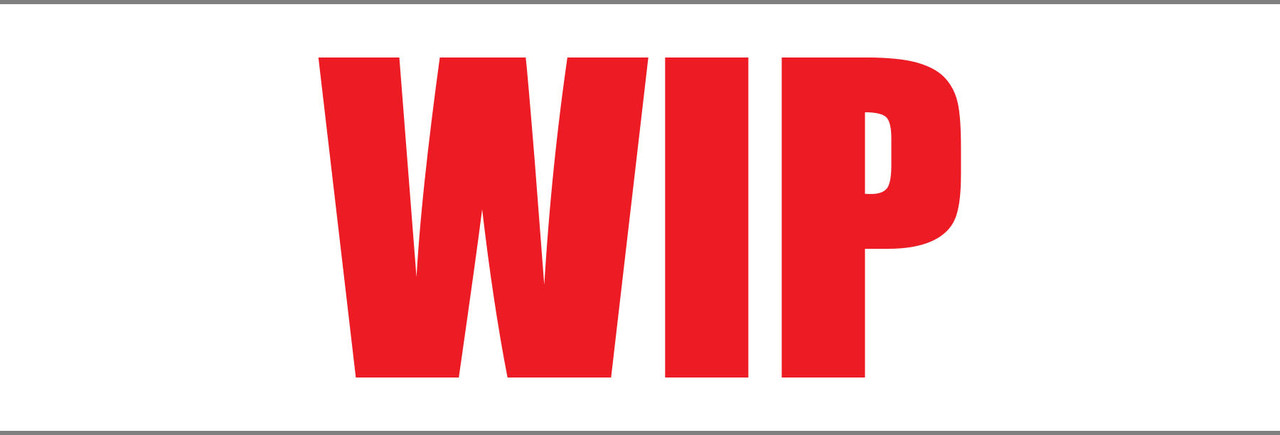 WIP - Work In Progress - Inline Printed Floor Marking Tape