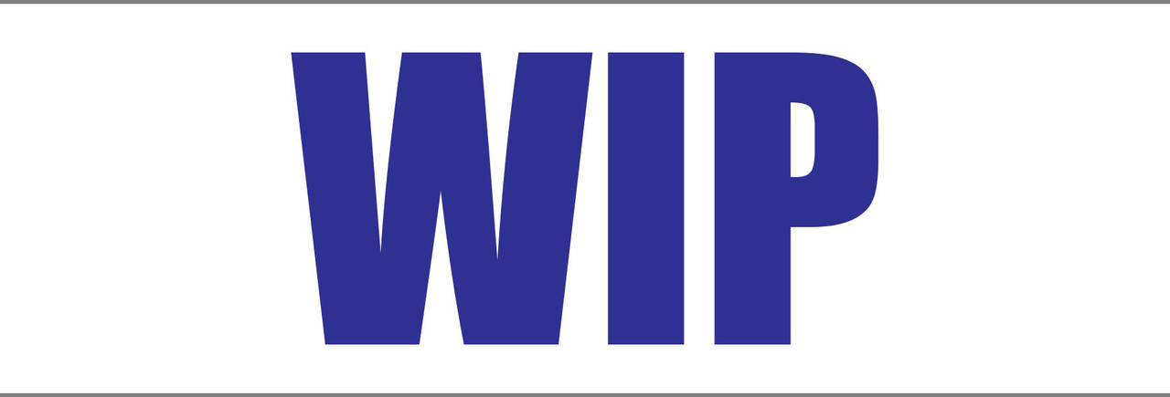 WIP - Work In Progress - Inline Printed Floor Marking Tape