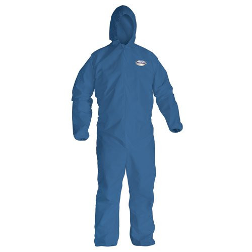 KleenGuard A20 Breathable Hooded Coverall Denim Blue